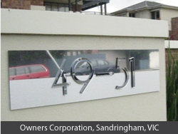 3D Lettering Building Sign
