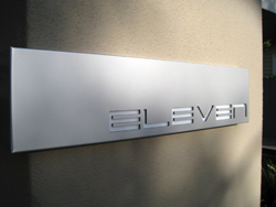Folded Alumabond Illuminated Sign