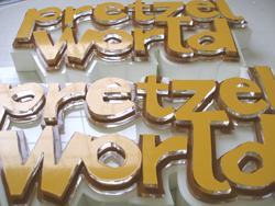 3D Lettering Shop Sign