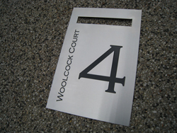 Laseretched Stainless Steel Faceplate